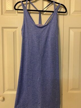 Patagonia Heathered Periwinkle Strappy Midi Dress